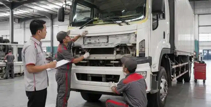 Layanan Body repair truk