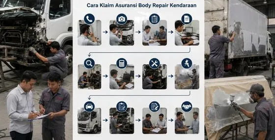 Cara Klaim Asuransi untuk Body Repair Kendaraan Niaga